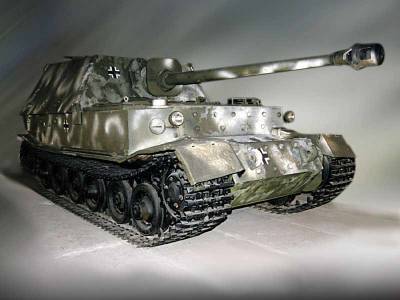 Немецкая самоходно-артиллерийская установка класса истребитель танков Ferdinand (Elefant)