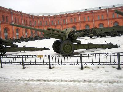 Советская 107-мм дивизионная пушка М-60 обр.1940г.